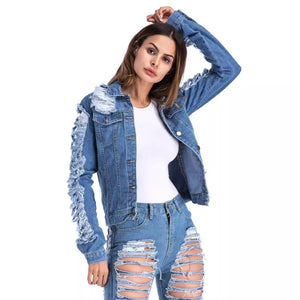 European And American Worn Plus Size Denim Clothing For Women