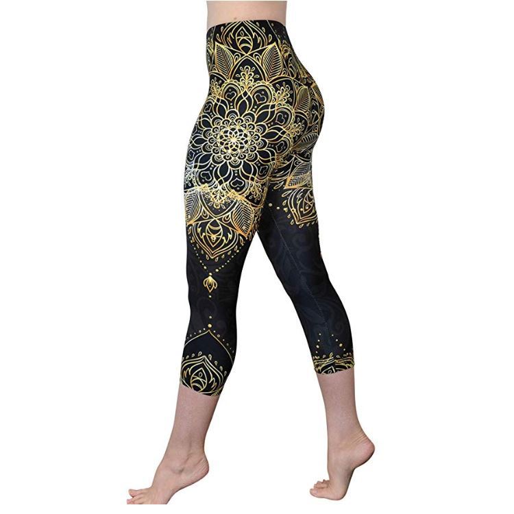 Printed High Waist High Elastic Running Fitness Sports Yoga Pants