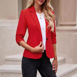 Women's Formal Three-quarter Sleeve Business Casual Work Clothes Suit Jacket