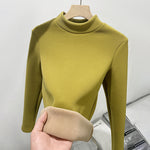 Fleece-lined Warm Autumn And Winter Women's Long Sleeve