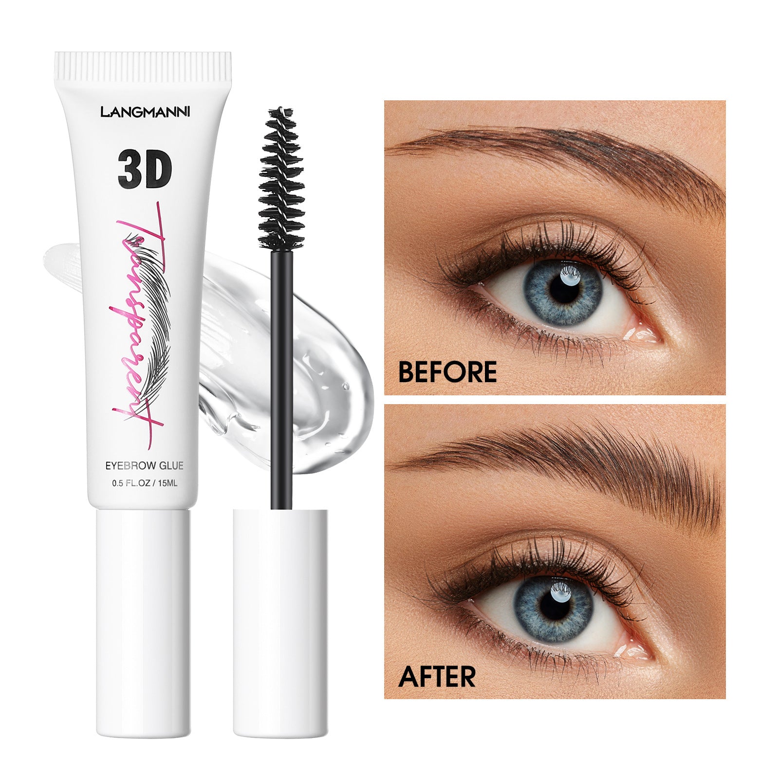 Three-dimensional Shaping Waterproof Solid Color Wild Natural Eyebrow Gel