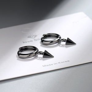 Simple Tapered Design Women's Fashion Geometry Pattern Earrings