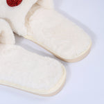 Women's Love Flat Warm Plush Slippers