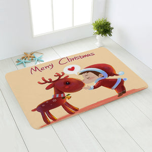 Home Santa Claus Bedroom Floor Mat