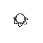 Stainless Steel Casting Flower Nose Ring