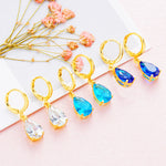 Women's 24K Gold-plated Zircon Earrings