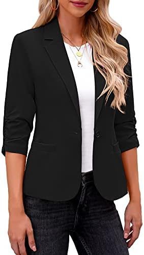 Women's Formal Three-quarter Sleeve Business Casual Work Clothes Suit Jacket