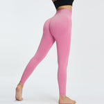 High Waisted And Hip Lifting Fitness Pants For Women With High Elasticity