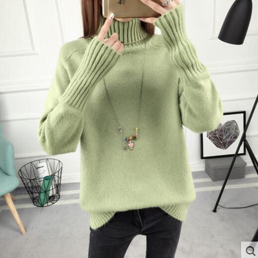 Korean Style Long Sleeve All-matching Thickened Jumper Women