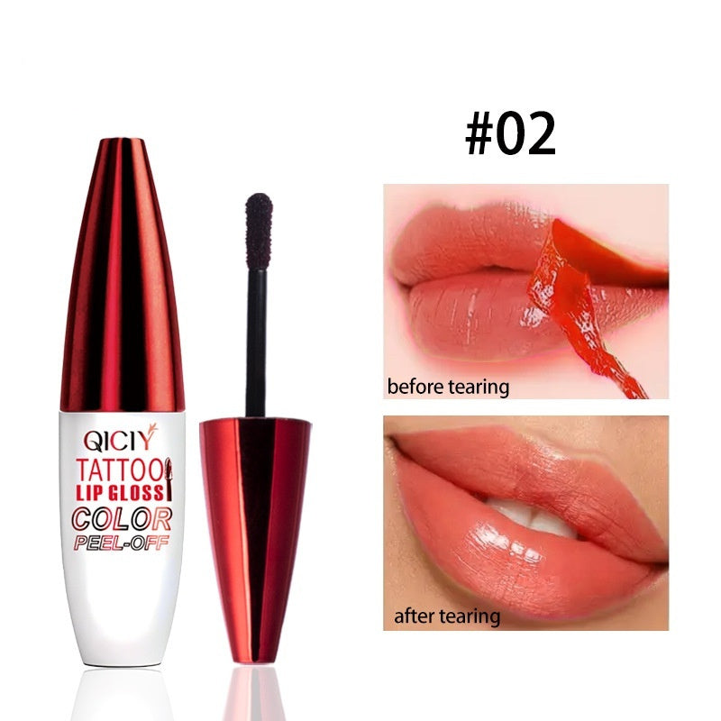 Tear And Pull Easy To Color Nourishing Long-lasting Longlasting Lip Gloss