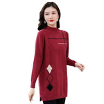 Western Style Inner Matching Coat Base Knitting Woolen Skirt