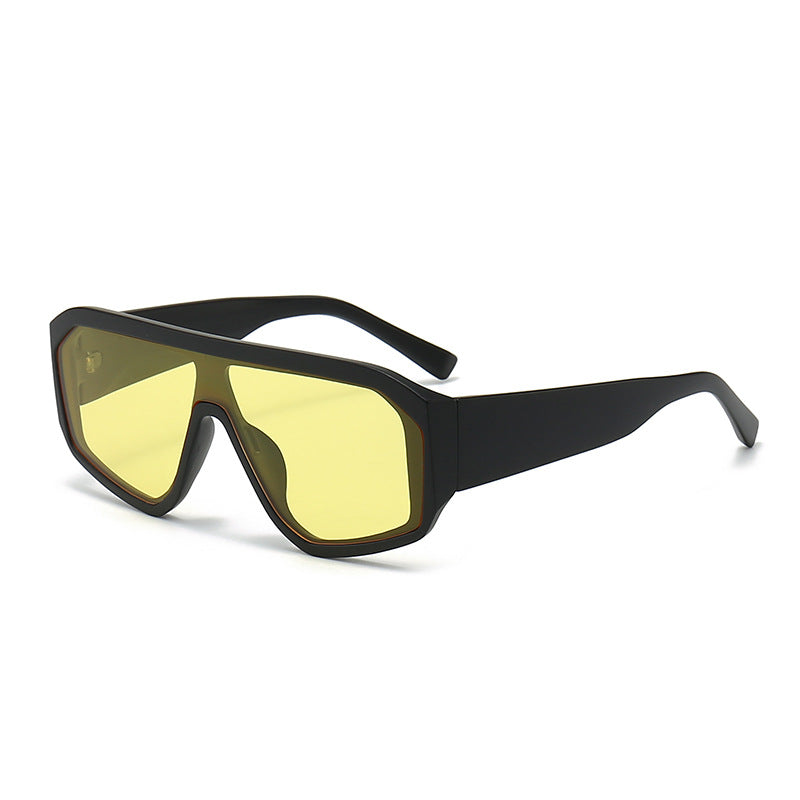 New One-piece Large Frame Fashion Sunglasses For Women