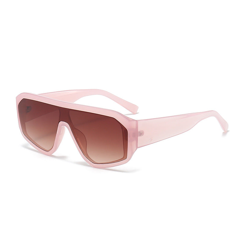 New One-piece Large Frame Fashion Sunglasses For Women