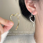 Niche Design Dual-wear Mosquito Coil Ear Clip Female Non-piercing Earrings