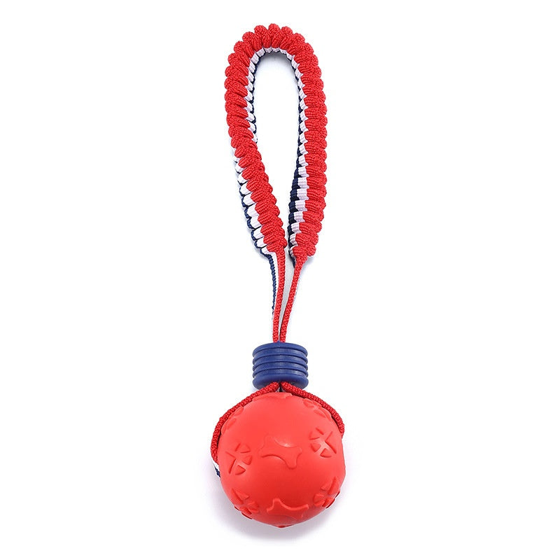 Pet Dog Toy Tire Ball Strap Elastic String Bite-resistant Pets Products