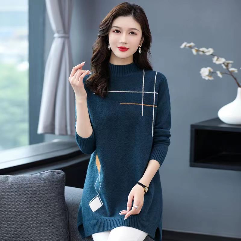 Western Style Inner Matching Coat Base Knitting Woolen Skirt