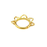 Stainless Steel Casting Flower Nose Ring