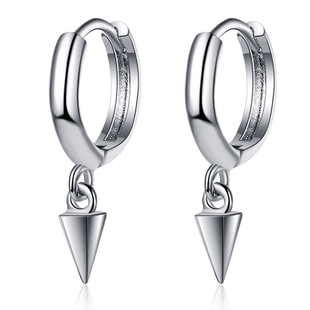Simple Tapered Design Women's Fashion Geometry Pattern Earrings
