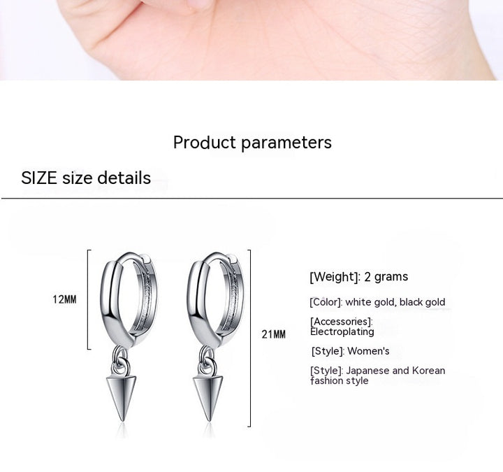 Simple Tapered Design Women's Fashion Geometry Pattern Earrings