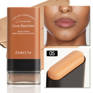 5 Colors With Brush 20g Moisturizing Light Transparent Concealing Foundation